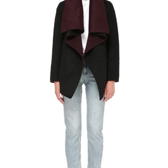 RARE !!! VAYNA REVERSIBLE WATERFALL JACKET - sz L - Picture 3 of 13